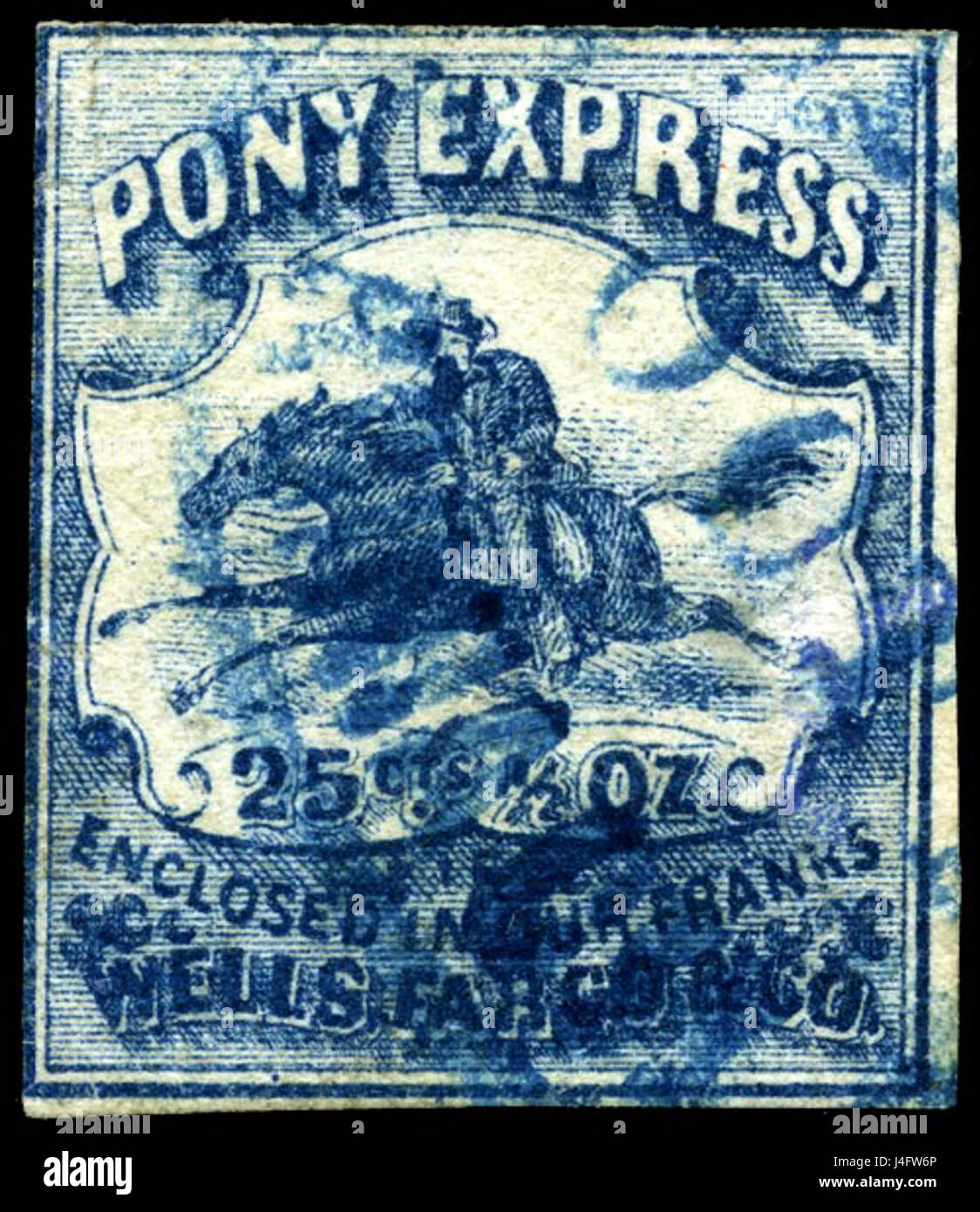 Pony express stamp hi-res stock photography and images - Alamy
