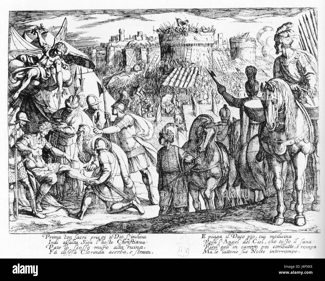 'Tempesta Gerusalemme Liberata' is an artwork related to the epic poem ...