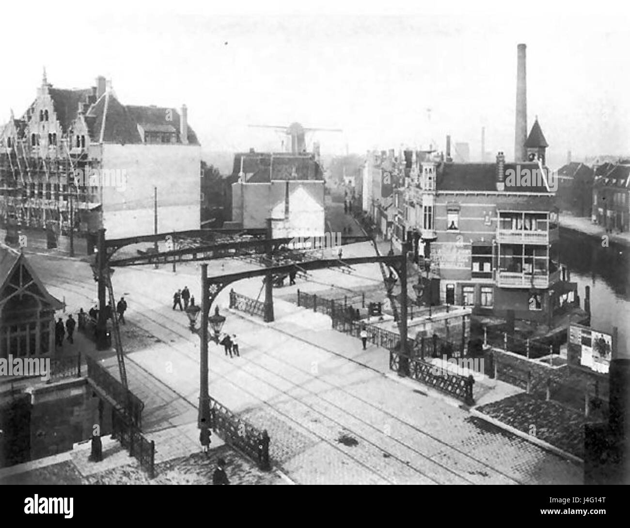 Public transport rotterdam Black and White Stock Photos & Images - Alamy