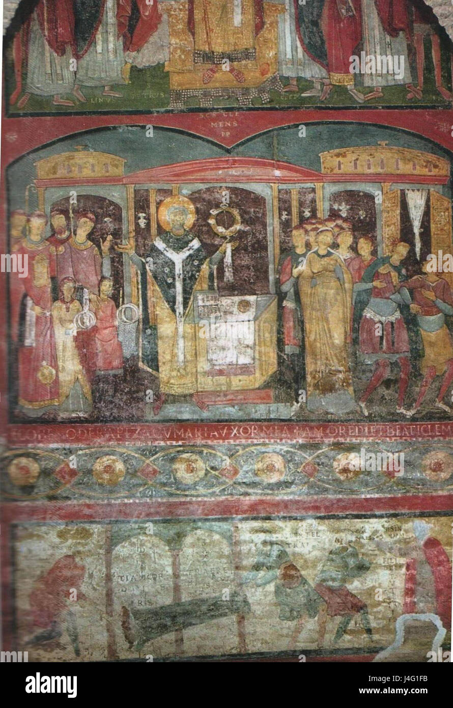 St Clement celebrates Mass Stock Photo Alamy