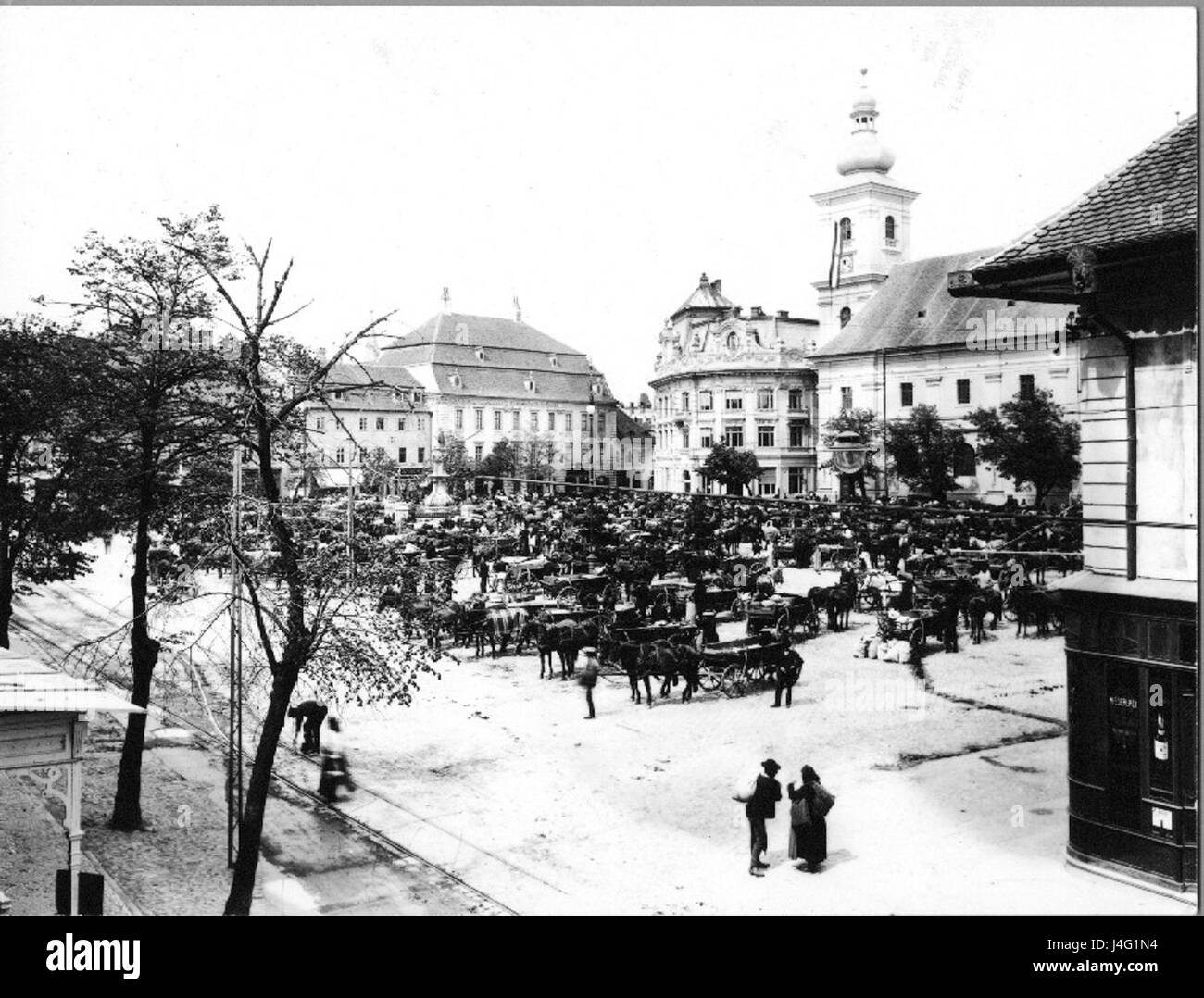 Sibiu Piata Mare 02 Stock Photo Alamy