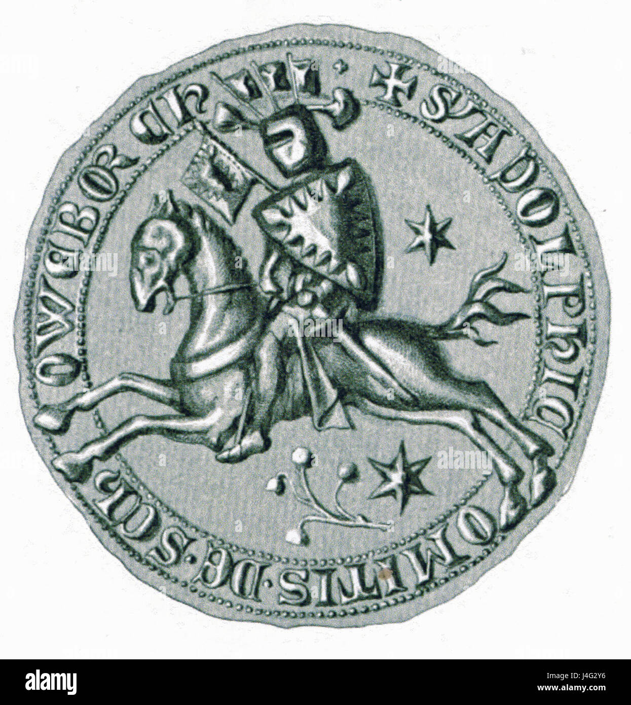 Seal Adolf VIII. (Schaumburg) 01 Stock Photo Alamy