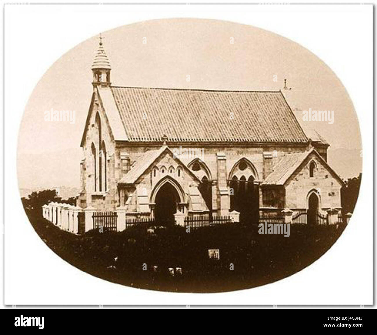 St johns church 1880 1 Stock Photo - Alamy