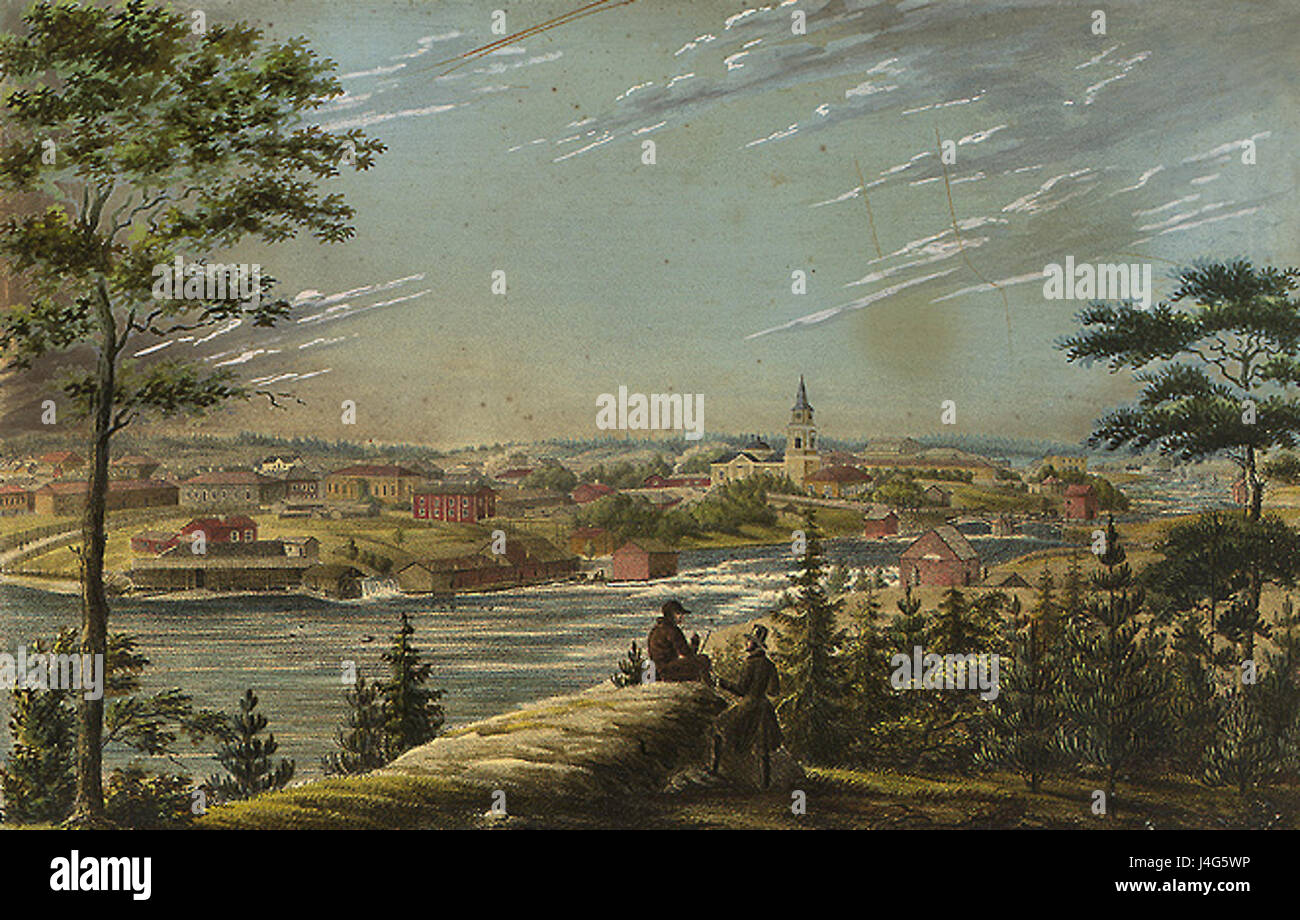 Tampere 1837 Stock Photo