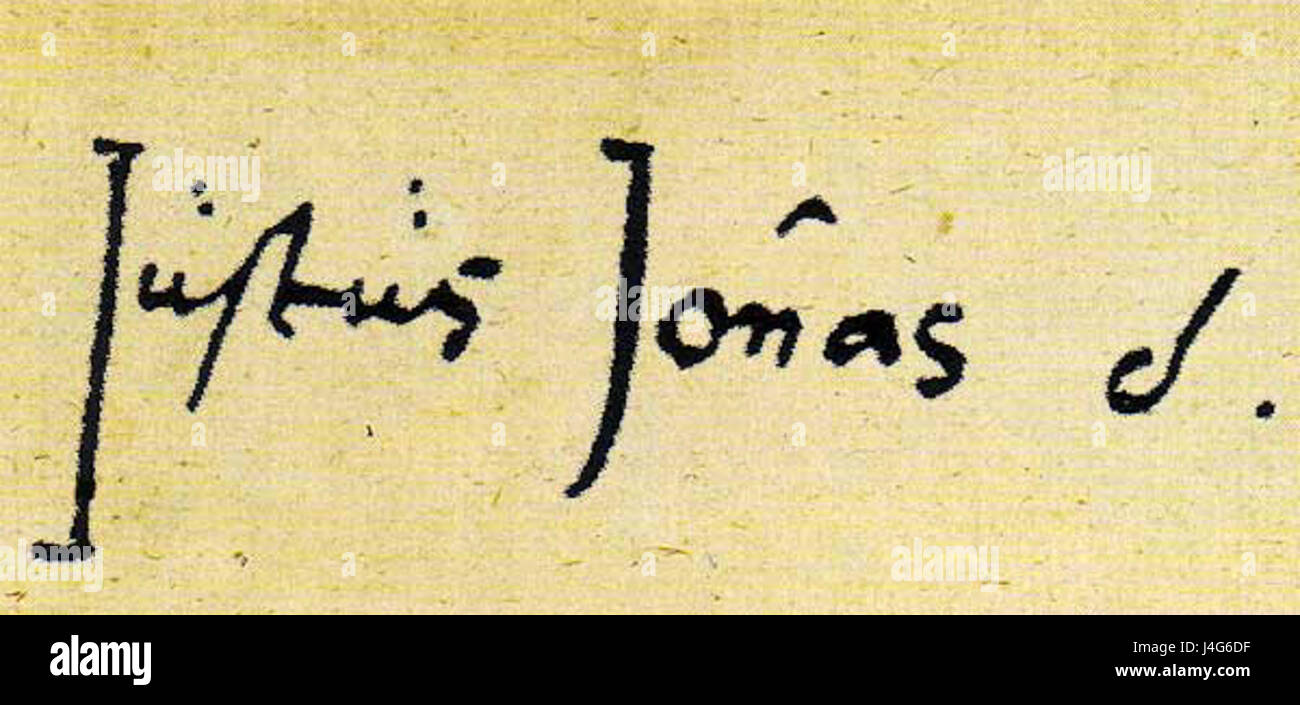 Justus Jonas Stock Photo Alamy