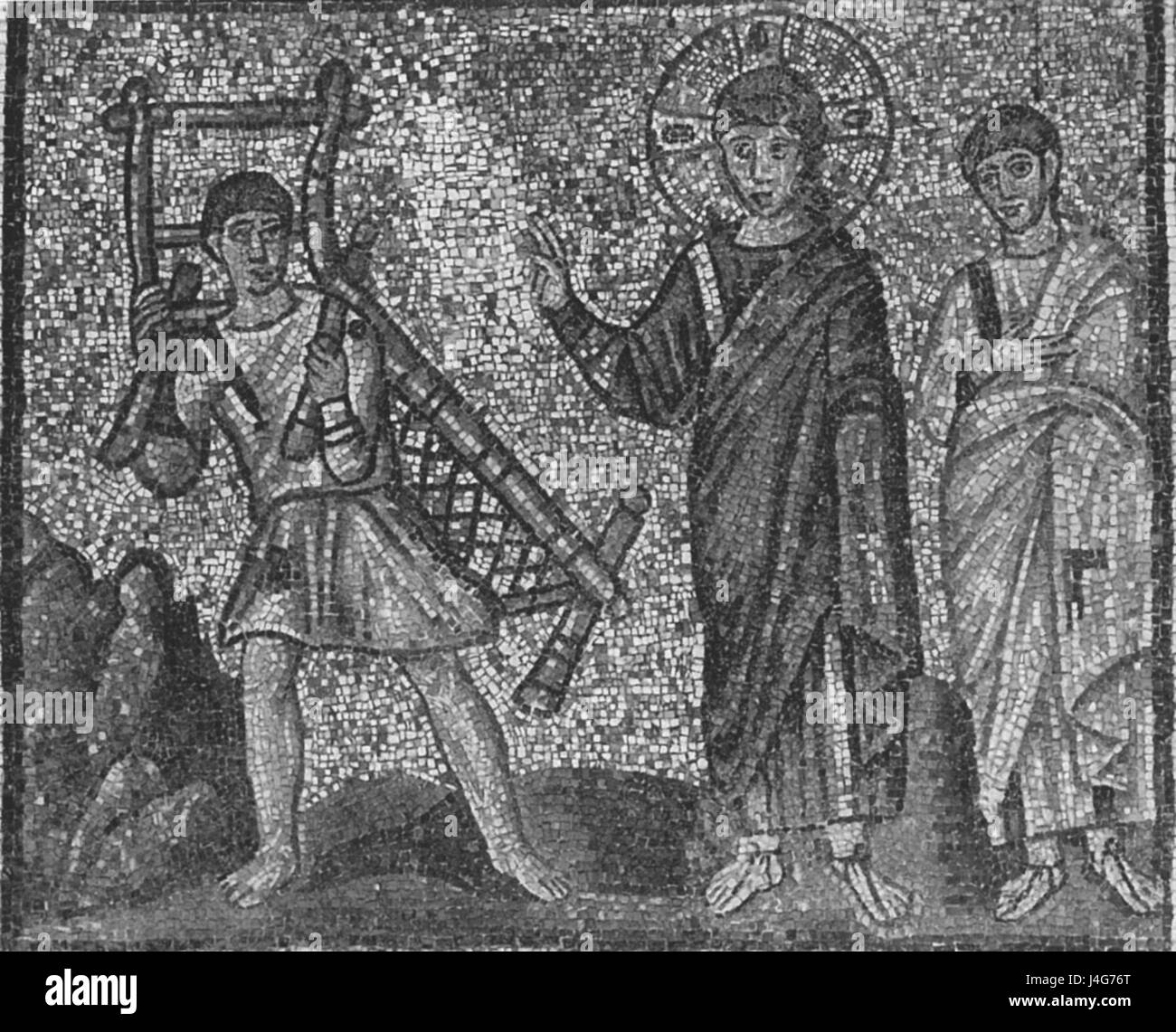 Sant Apollinare Nuovo Healing at Bethesda Stock Photo Alamy