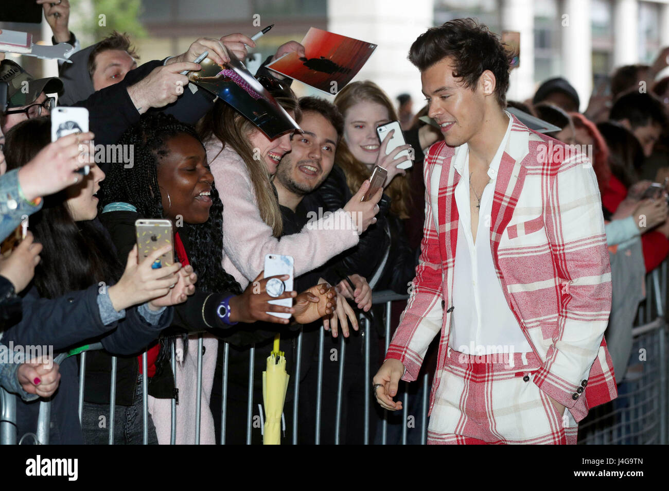 Harry styles arriving bbc broadcasting hi-res stock photography and images  - Alamy