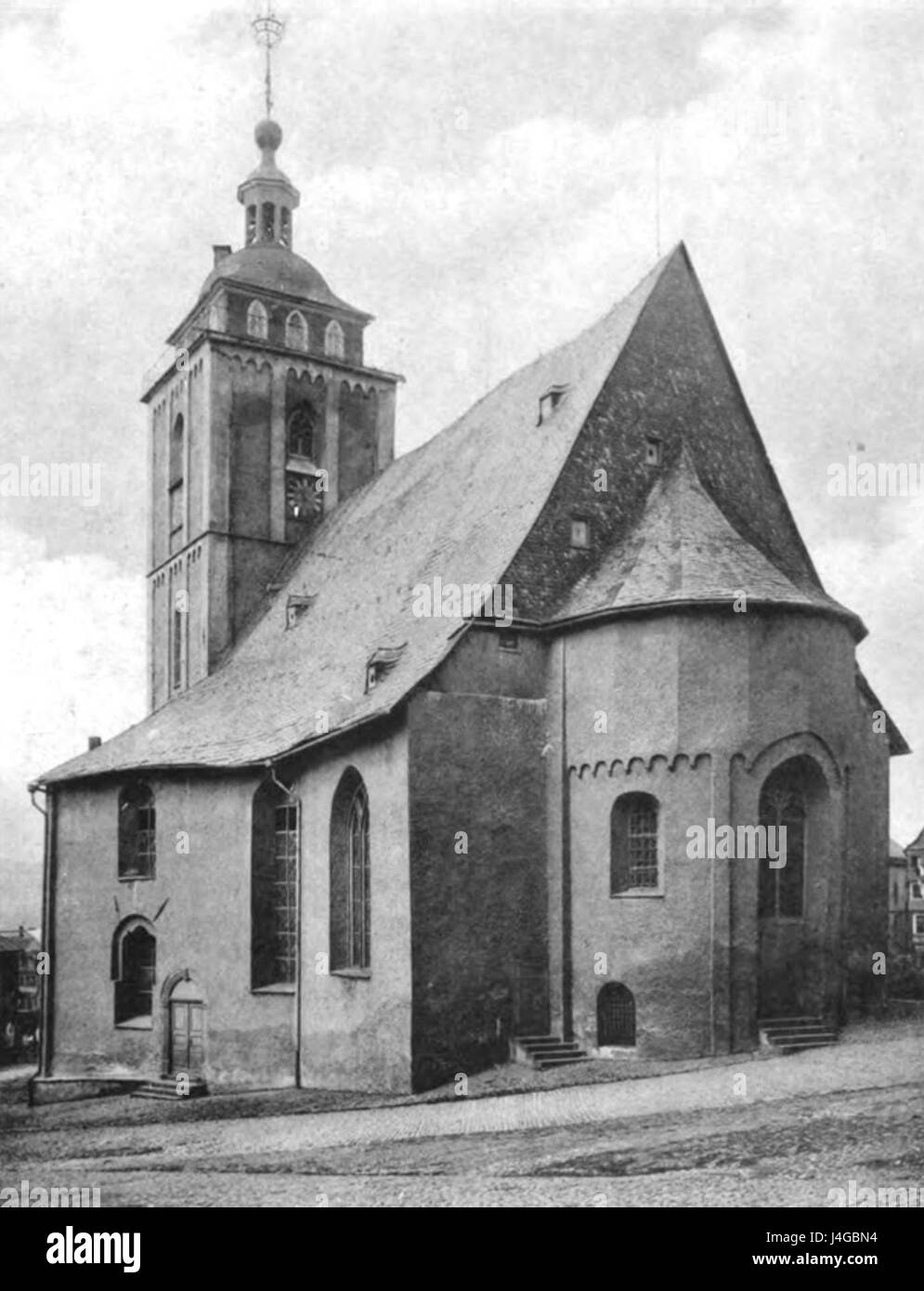 SI Nikolaikirche Totale SO Ludorff 1897 Stock Photo