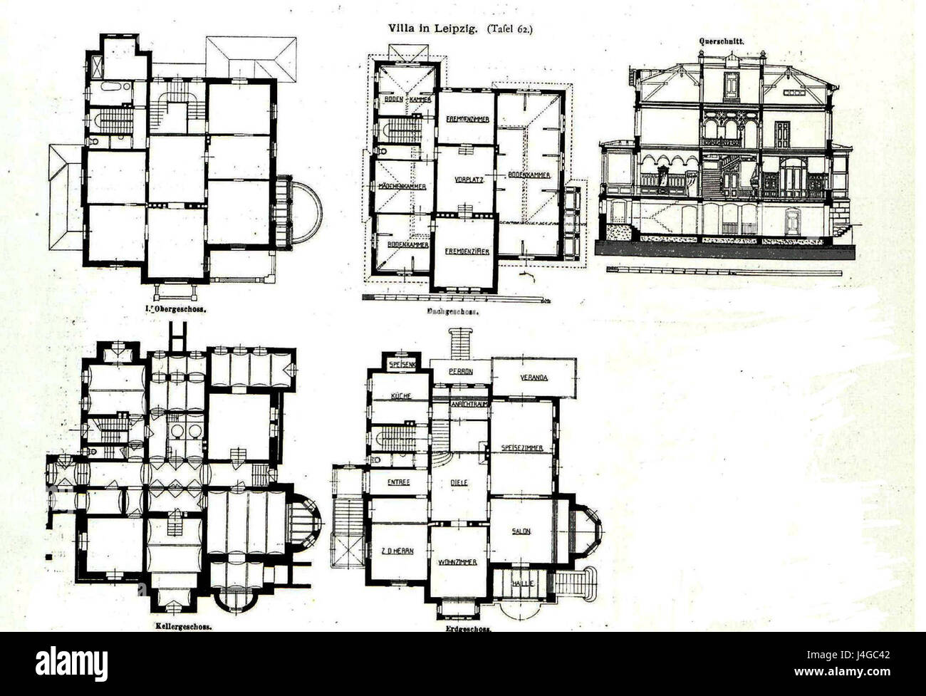 The Villa Leipzig Stock Photos The Villa Leipzig Stock Images
