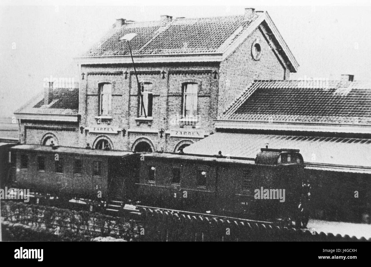 Station Zarren 1910 Stock Photo - Alamy