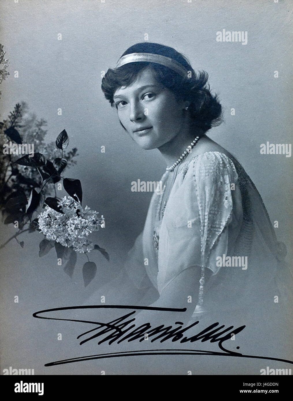 Tatiana Nikolaevna 1914 Stock Photo