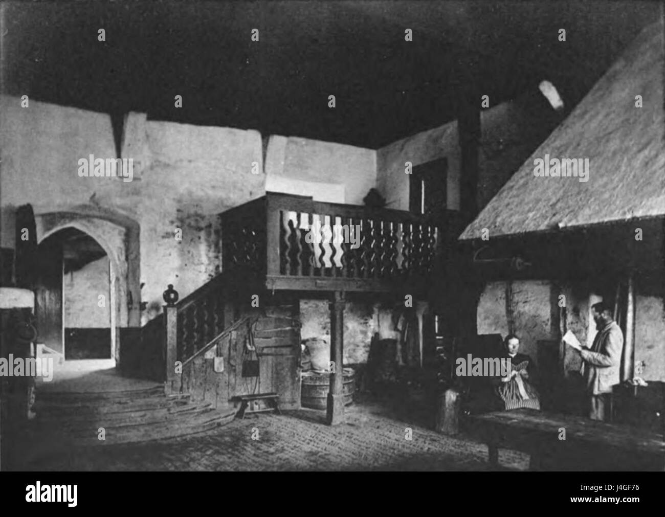 SI Schloss Junkernhees Kueche Ludorff 1897 Stock Photo