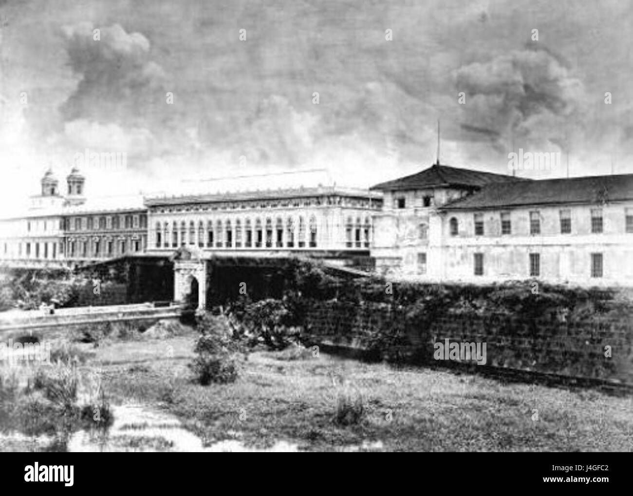 The Santa Lucia Gate is one of the historic gates of Intramuros, the ...