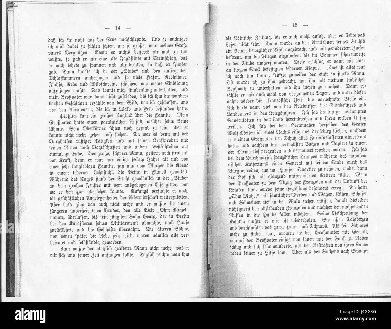 Schurz Lebenserinnerungen b1 s010 Stock Photo Alamy