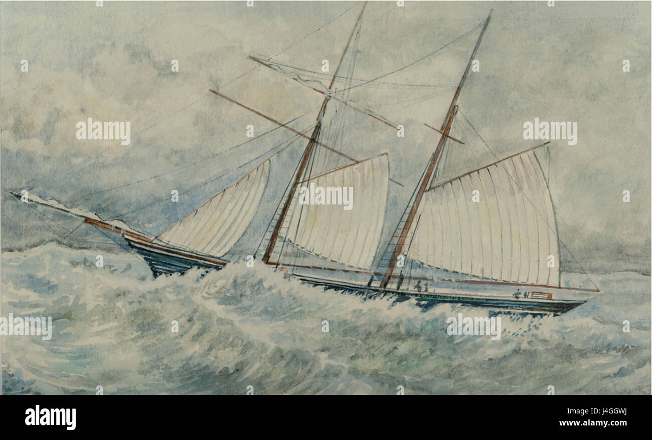 The Schooner Zenobia is a historical ship that was once part of the merchant fleet. Known for its sturdy design, it served as a merchant vessel for several decades before being retired. Its journey highlights the importance of schooners in trade and transportation, and its legacy remains an important part of maritime history. Stock Photo