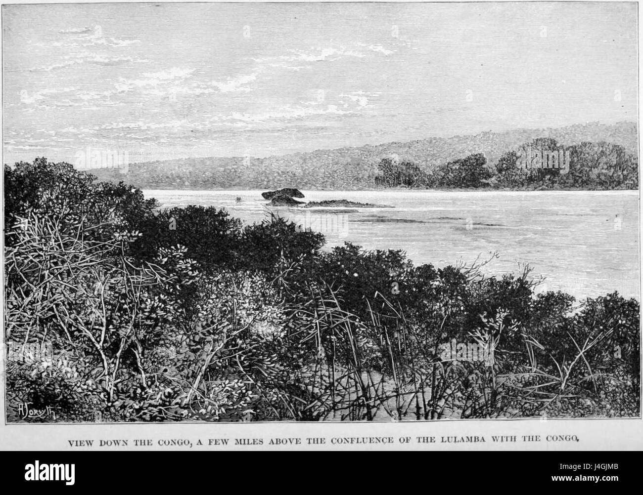 Congo free state map black and white stock photos images alamy