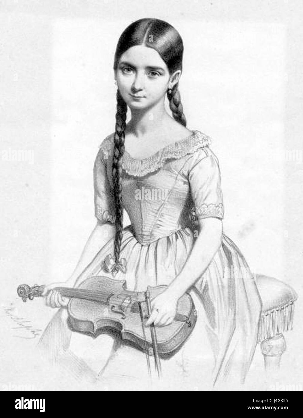 Teresa Milanollo by Marie Alexandre Alophe Stock Photo Alamy