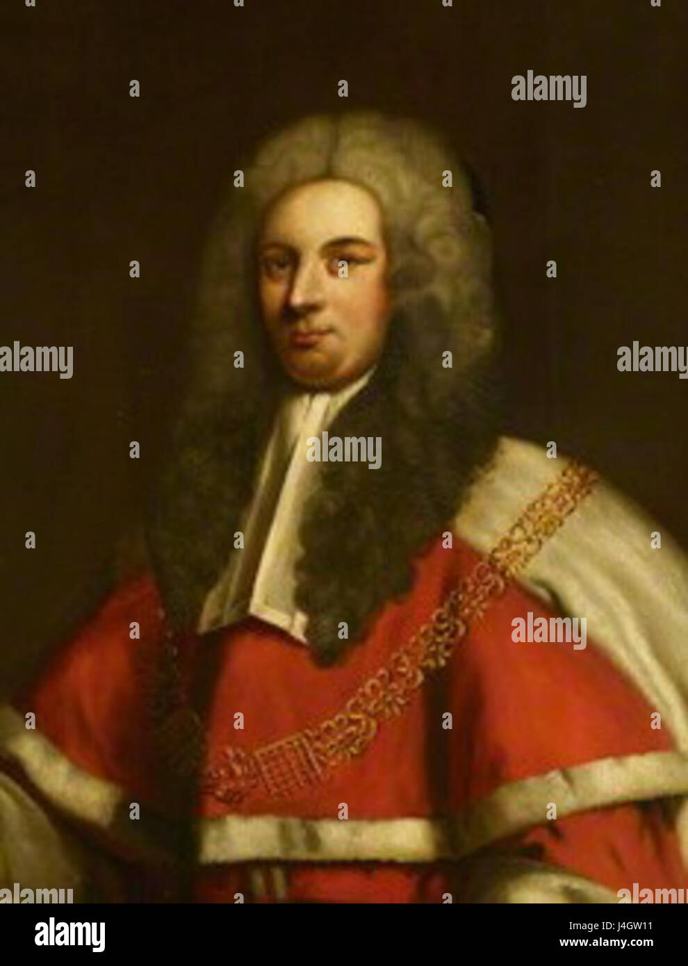 Sir William Lee by C.F. Barker cropped Stock Photo Alamy