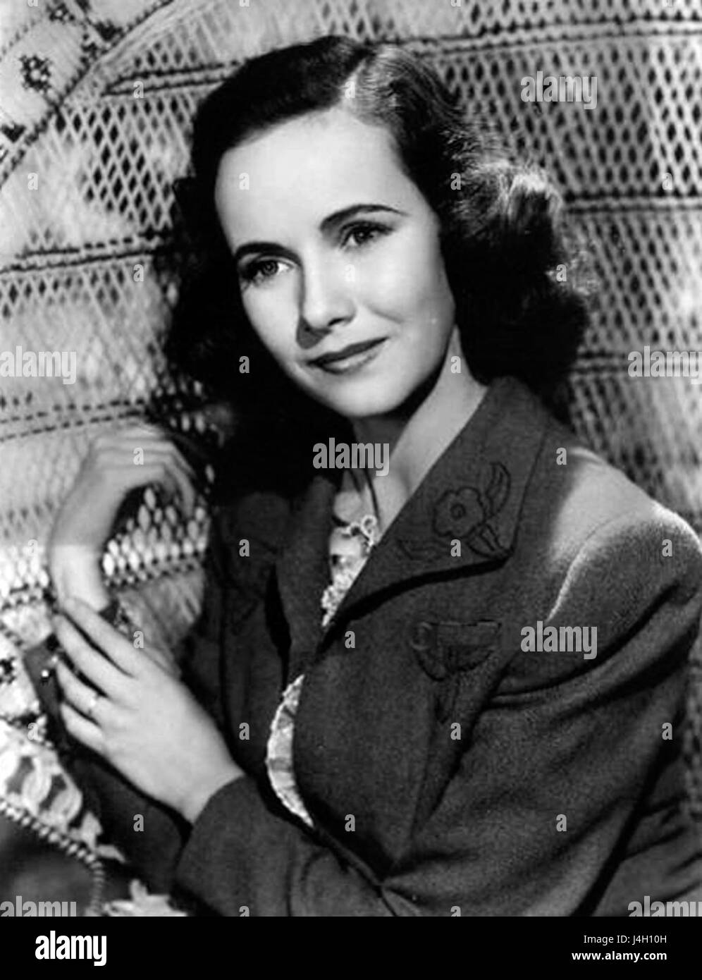Teresa Wright 1942 Stock Photo