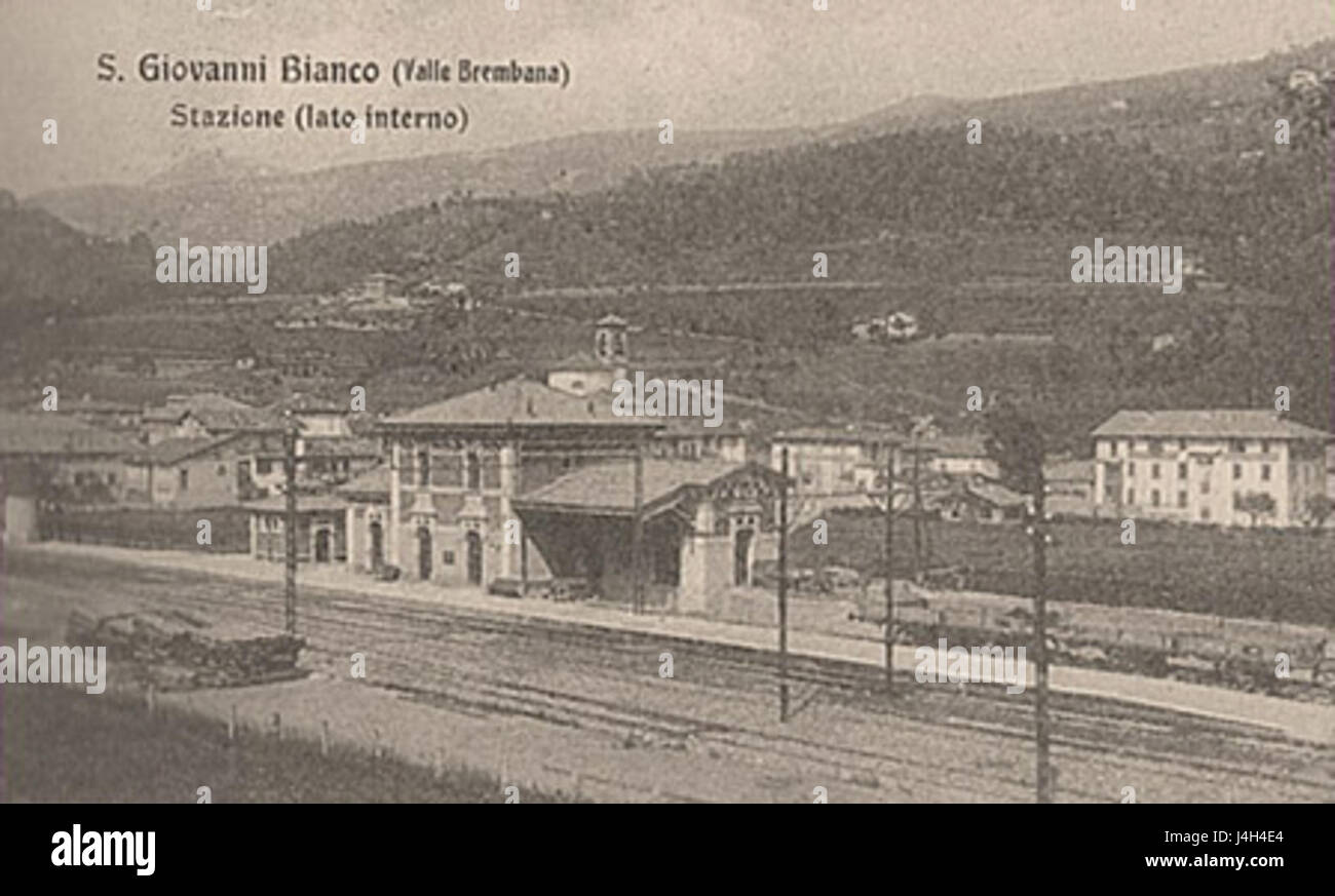 San Giovanni Bianco railway station 2 Stock Photo