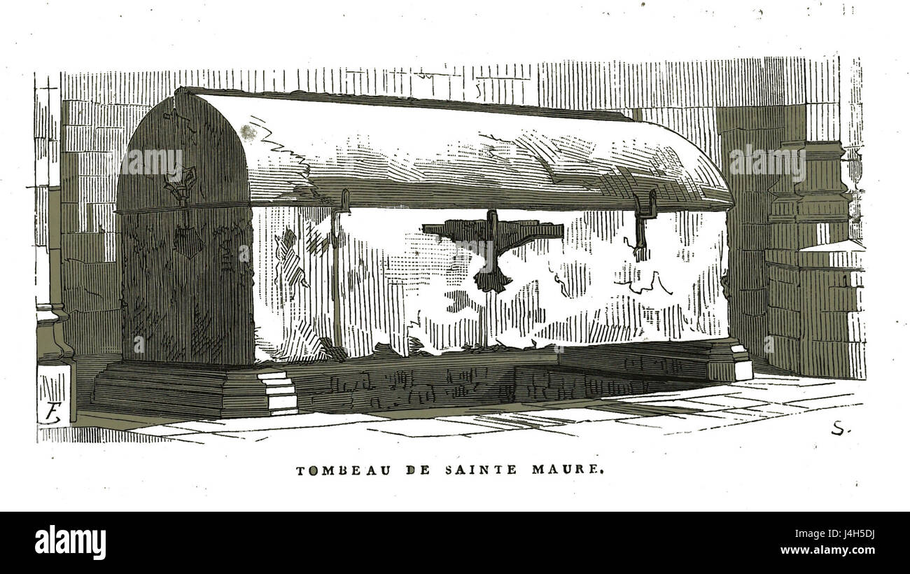 Sainte maure tombeau de la sainte 00568 Stock Photo Alamy