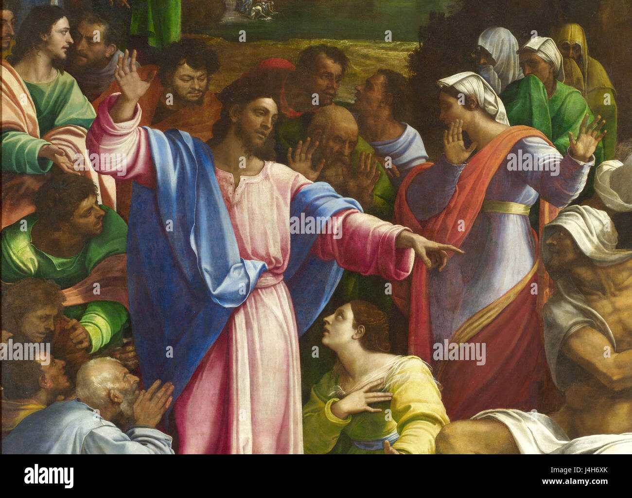 Sebastiano del Piombo, The Raising of Lazarus (cropped5 Stock Photo - Alamy