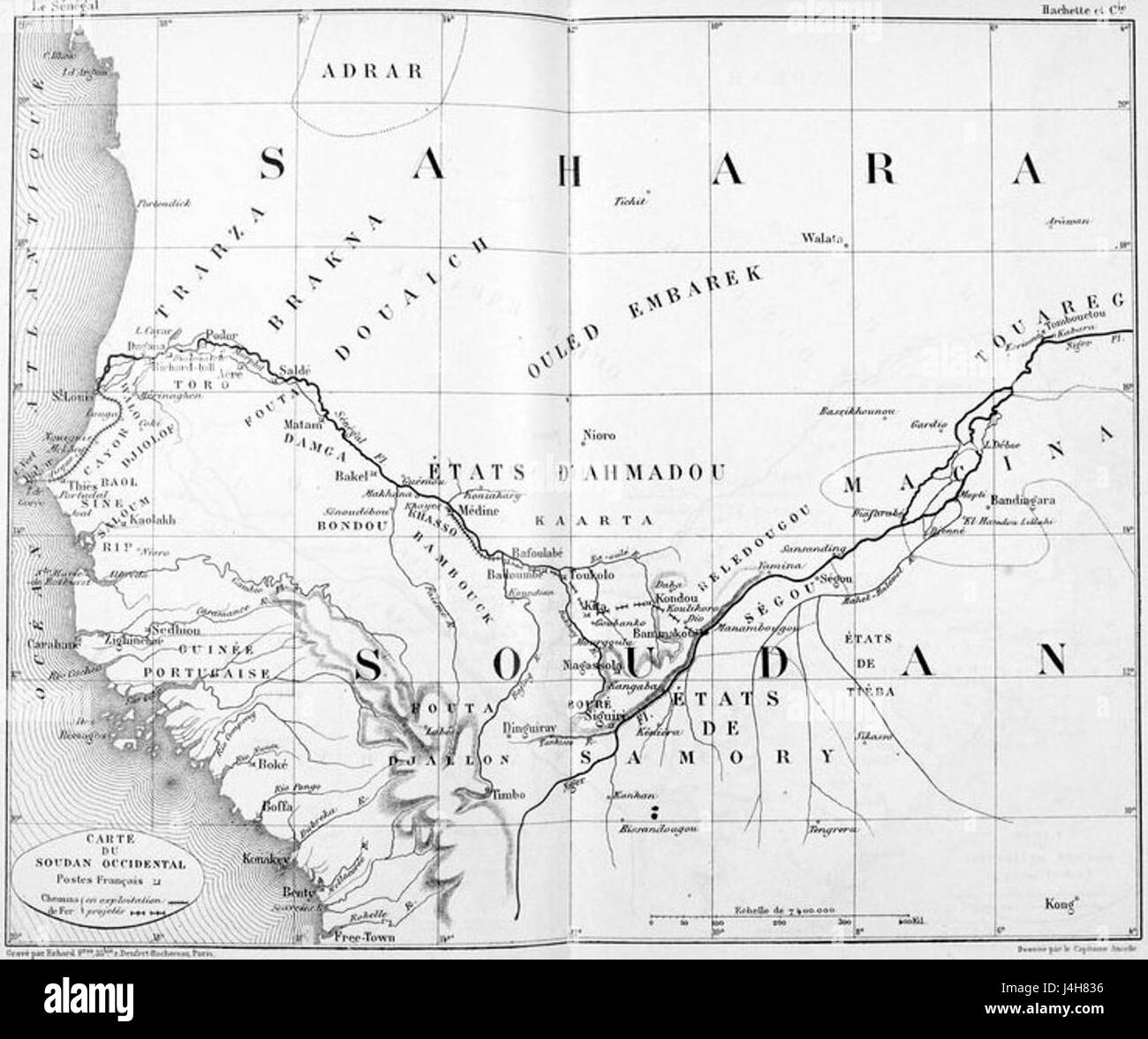 Soudan occidental 1889 Stock Photo Alamy