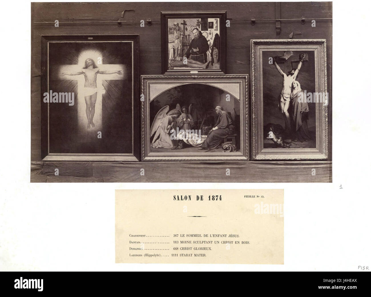 Salon de 1874 Stock Photo Alamy