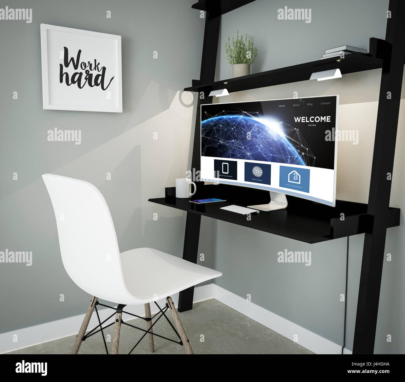 Curved screen hi-res stock photography and images - Alamy
