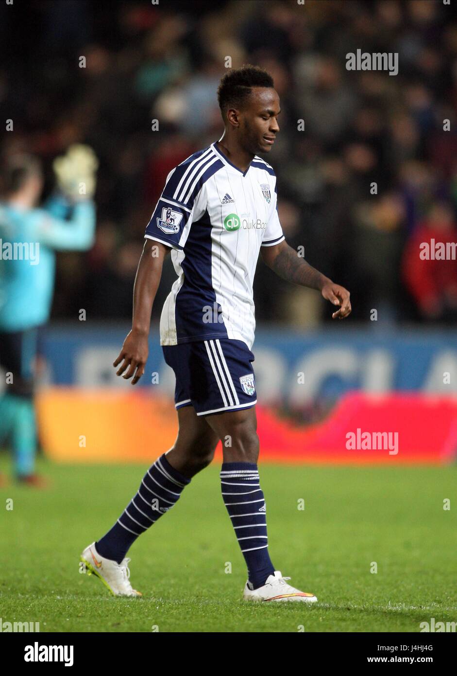 NO GOALS AGAIN FOR SAIDO BERAH HULL CITY V WEST BROMWICH ALBI KC STADIUM HULL ENGLAND 06 December 2014 Stock Photo