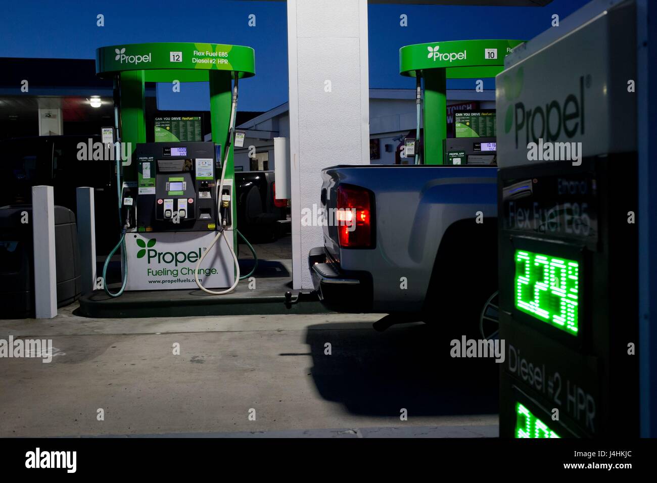 Flex fuel gas station hires stock photography and images Alamy
