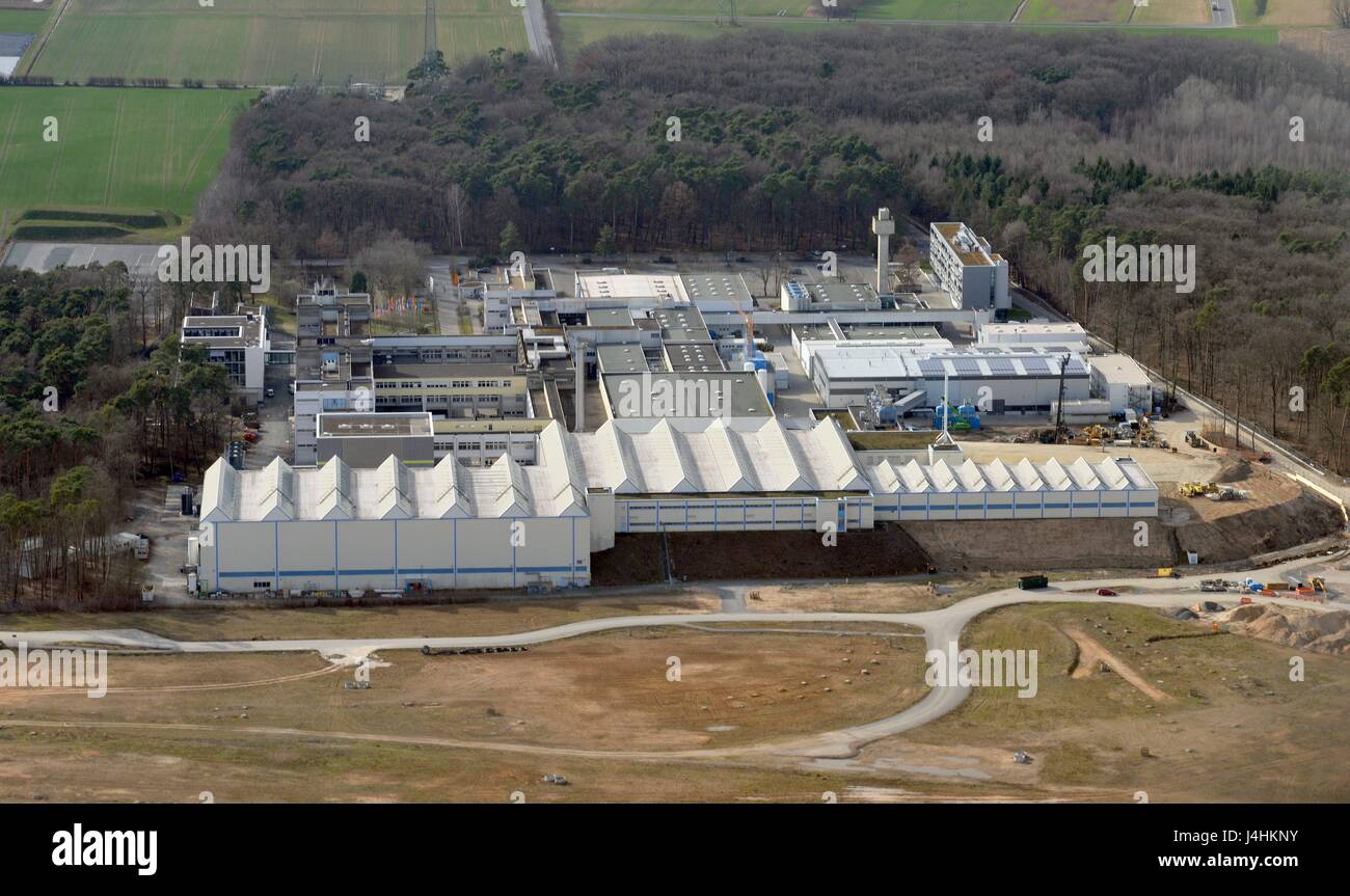 Gsi German Lab Aerial photography of the GSI heavy ions resaerch facility near ...
