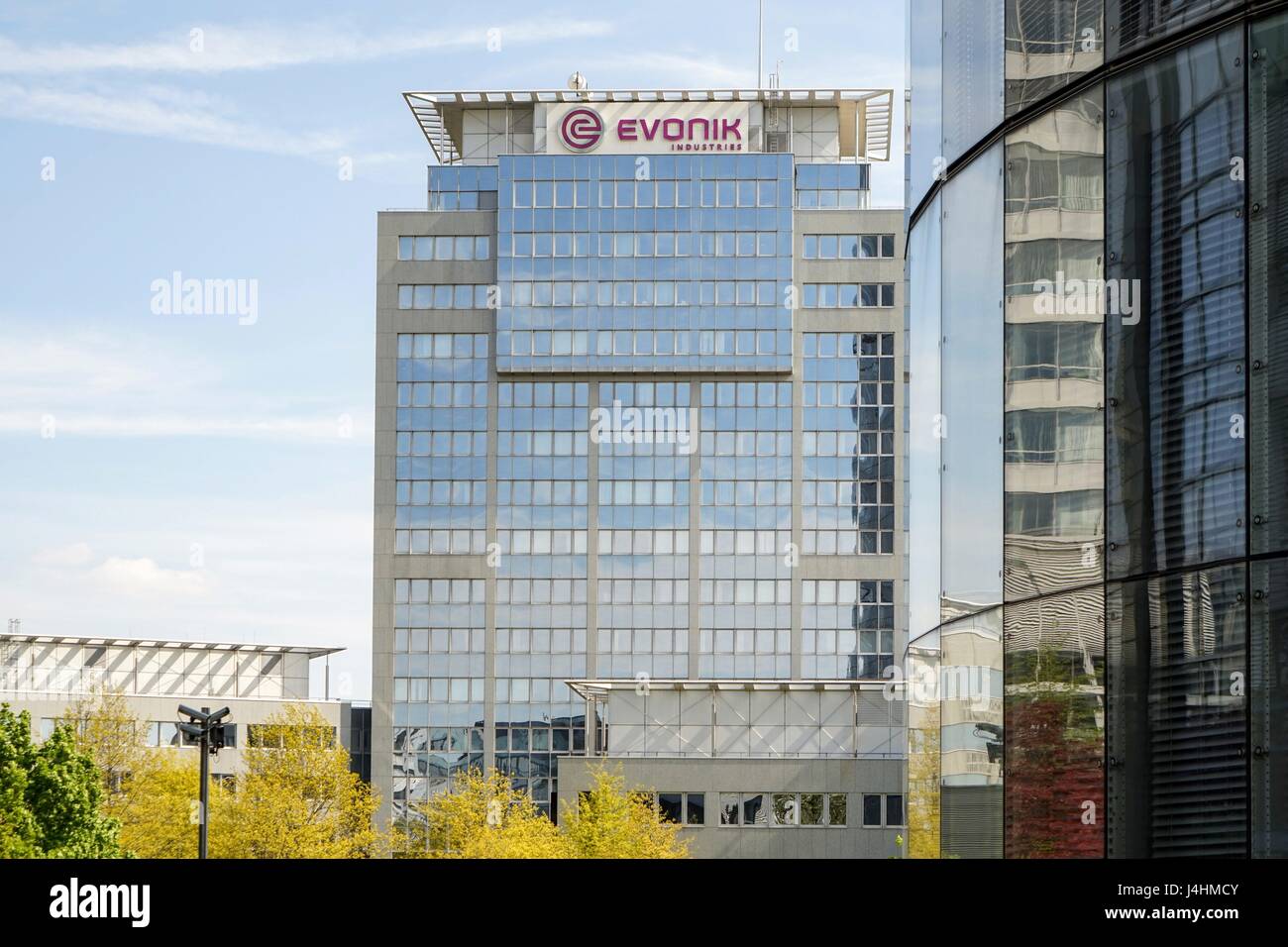 Germany: Headquarters of specialty chemicals company Evonik Industries ...
