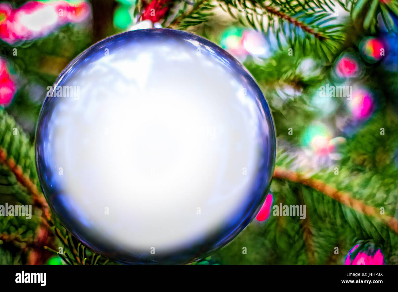 A Christmas ornament in Vietri sul mare, Italy. Stock Photo