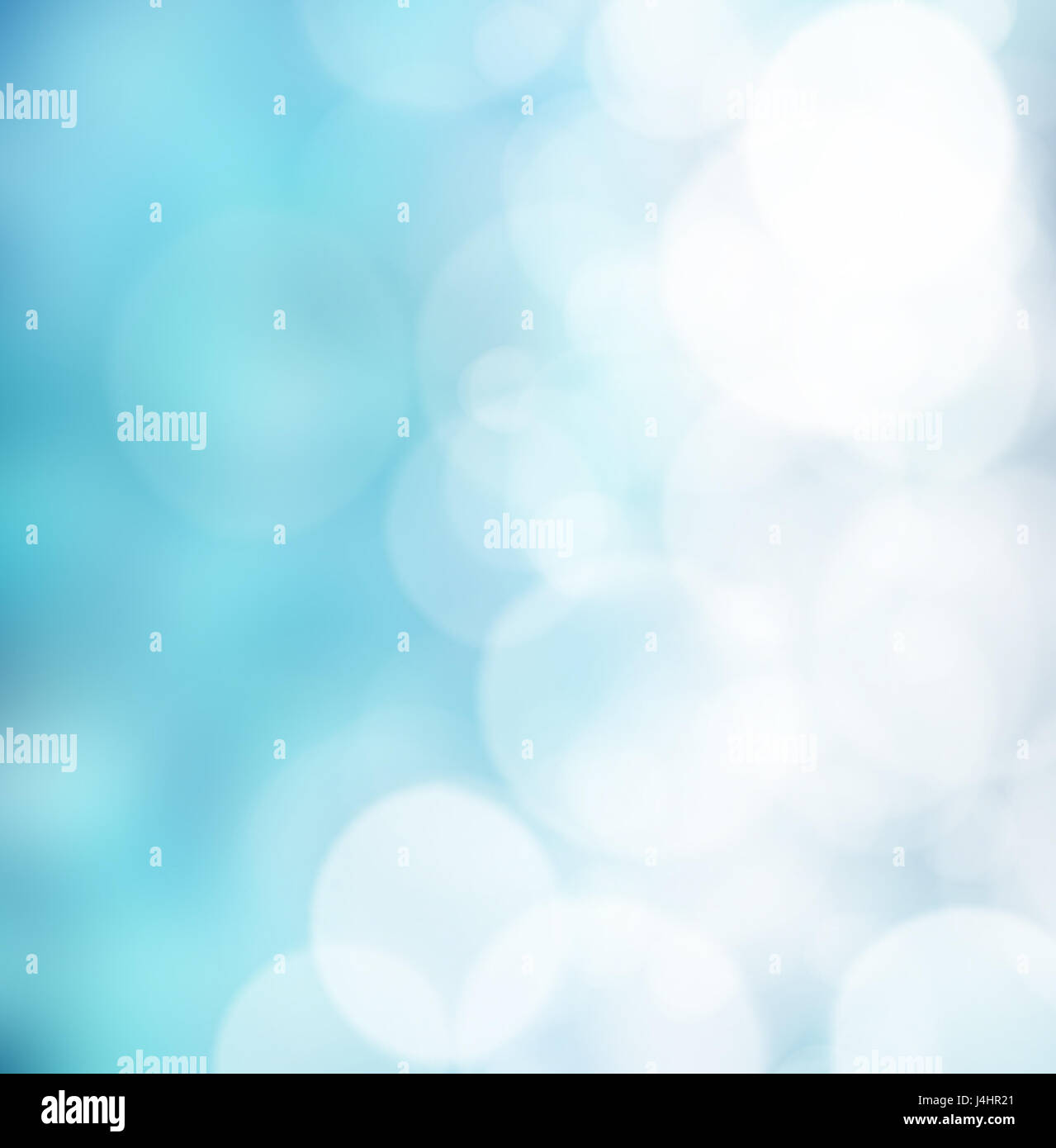 Bokeh abstraction blue background hi-res stock photography and images ...