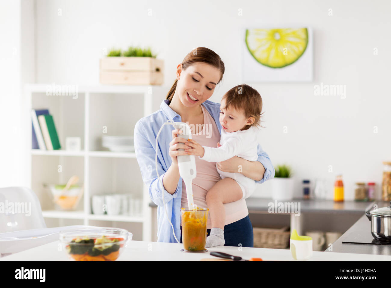 baby kitchen cooking