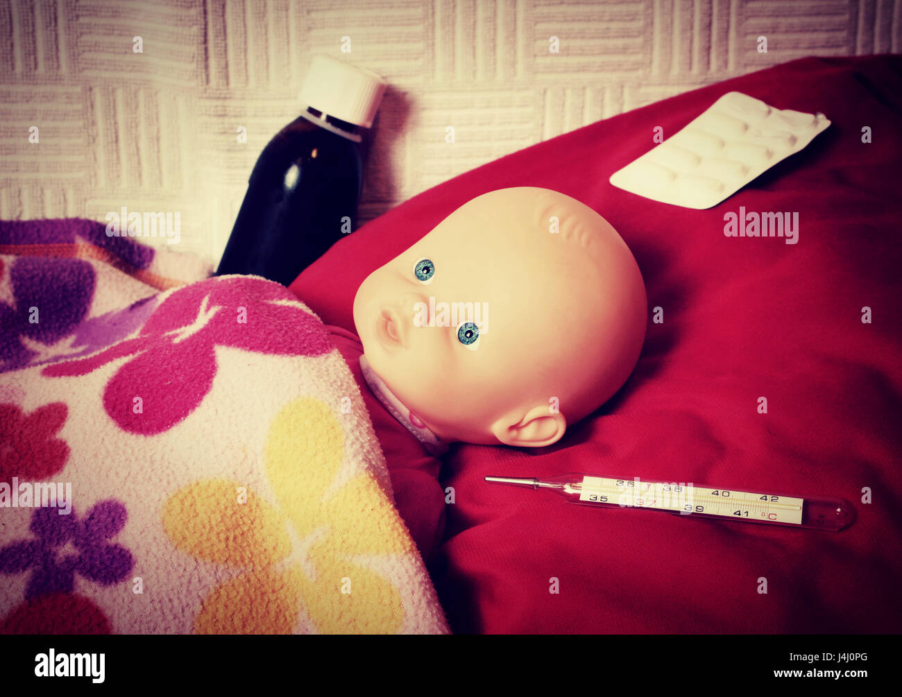 sick baby doll