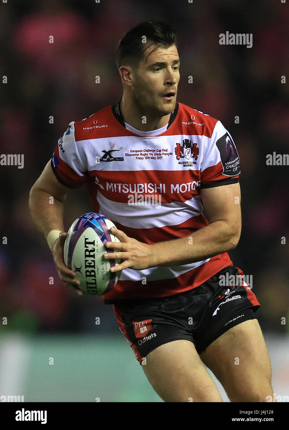 Gloucester rugbys mark atkinsonduring european challenge cup final bt ...