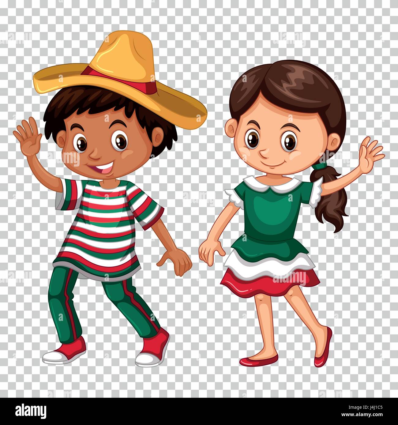 Mexican Boy And Girl On Transparent Background Illustration Stock Vector Image Art Alamy Mexican Boy And Girl On Transparent Background Illustration Stock Vector Image Art Alamy