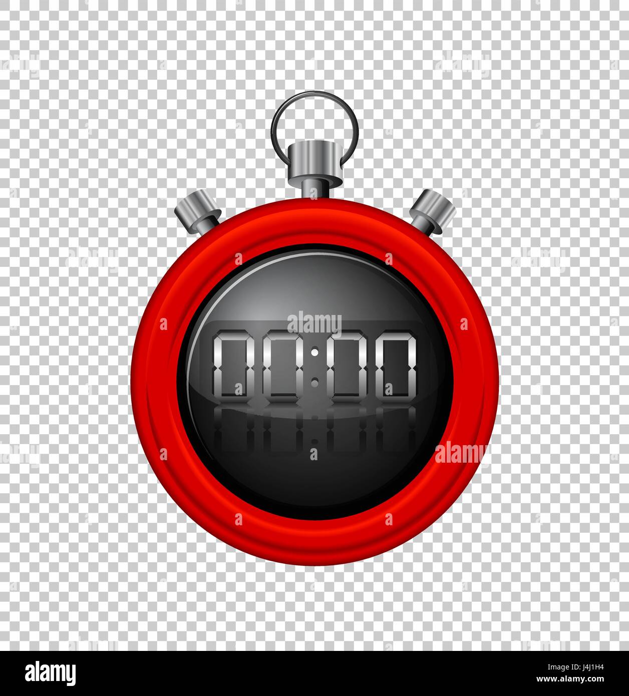 Stopwatch with red border illustration Stock Vector Image & Art - Alamy