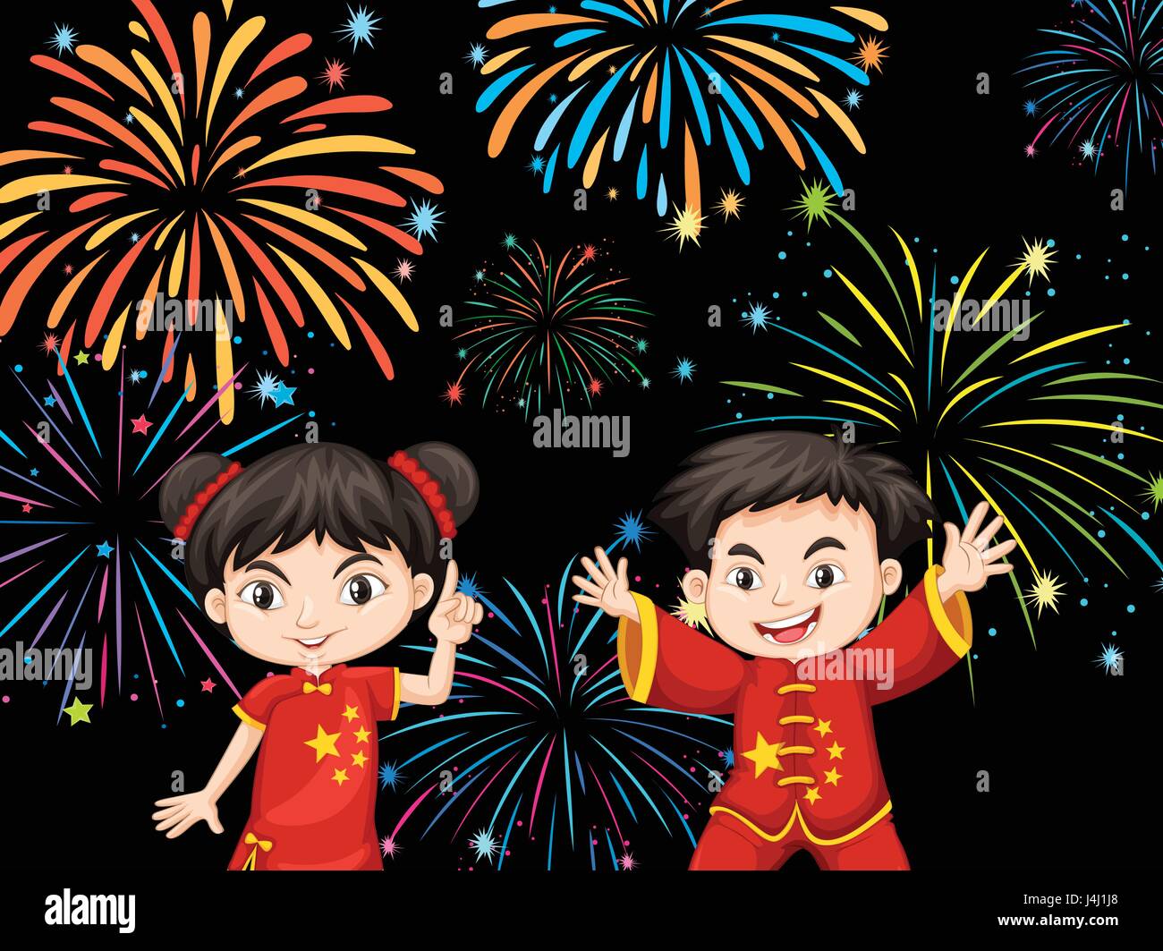 chinese new year firework display