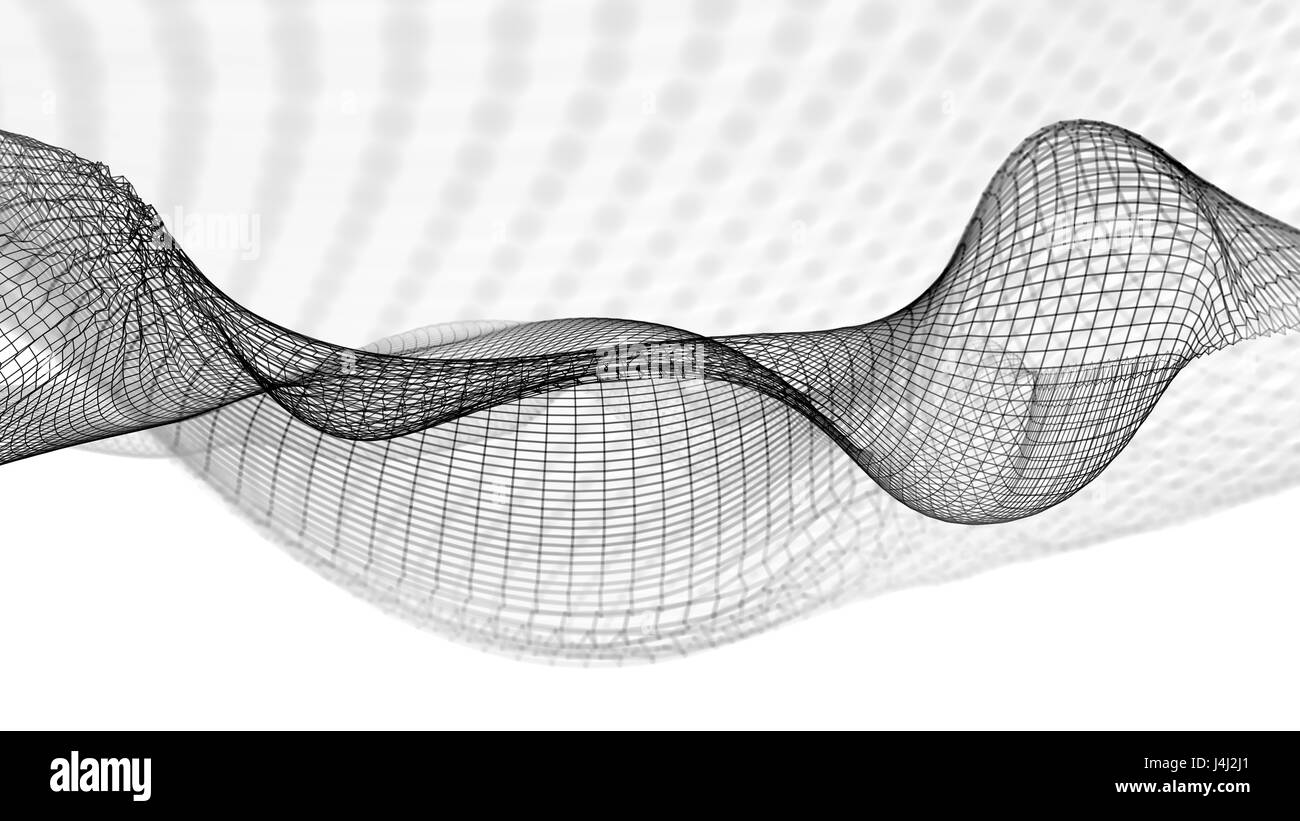 Abstract wave structure against a white background Stock Photo - Alamy