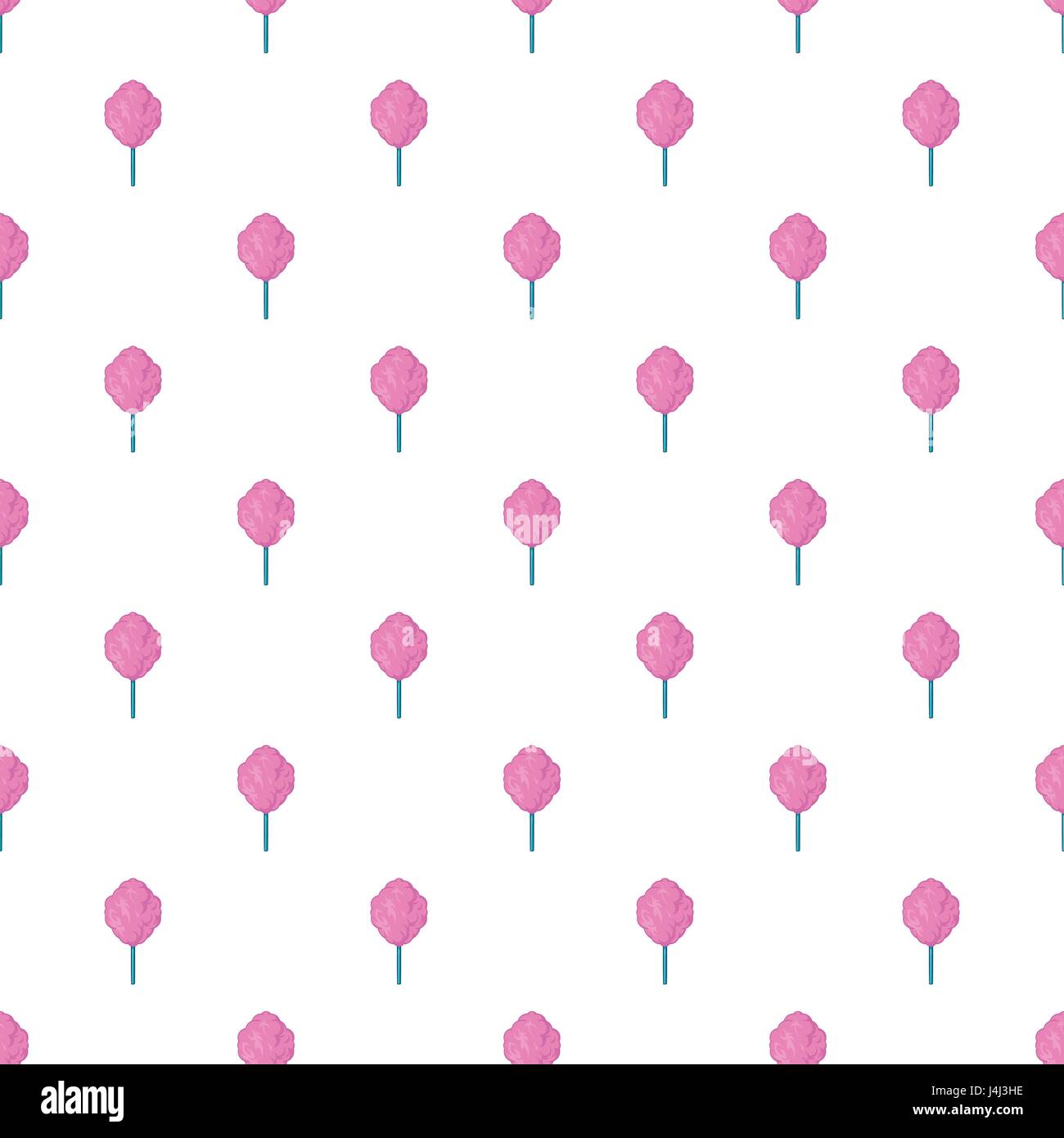 Cotton candy pattern, cartoon style Stock Vector Image &amp; Art - Alamy