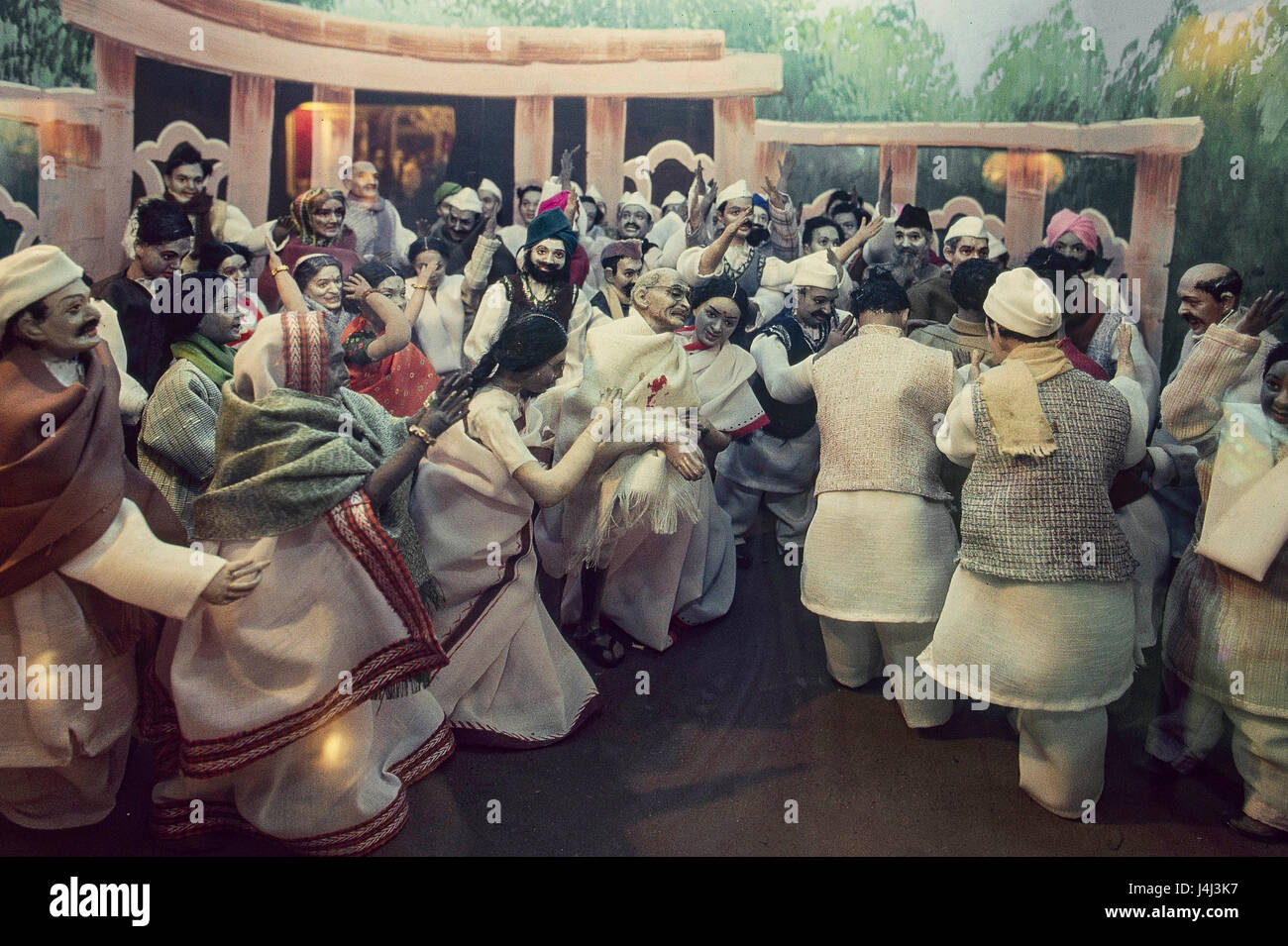Glimpses of assassination of mahatma gandhi, india, asia Stock Photo