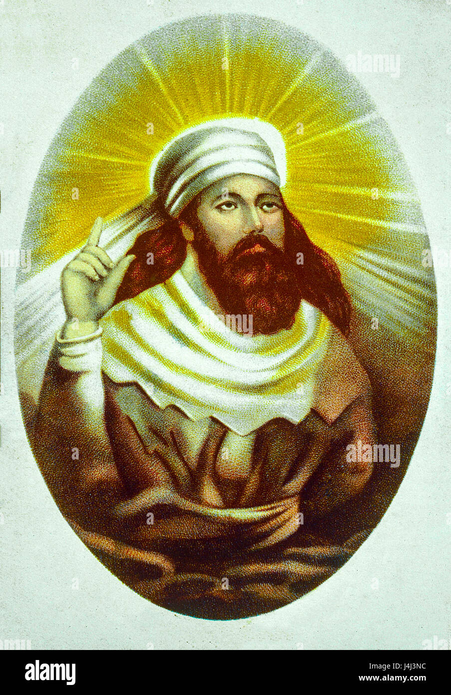 Zoroaster, Zarathustra, spiritual founder, Zoroastrianism, Zarathushtra Spitama, Ashu Zarathushtra, India, Asia Stock Photo