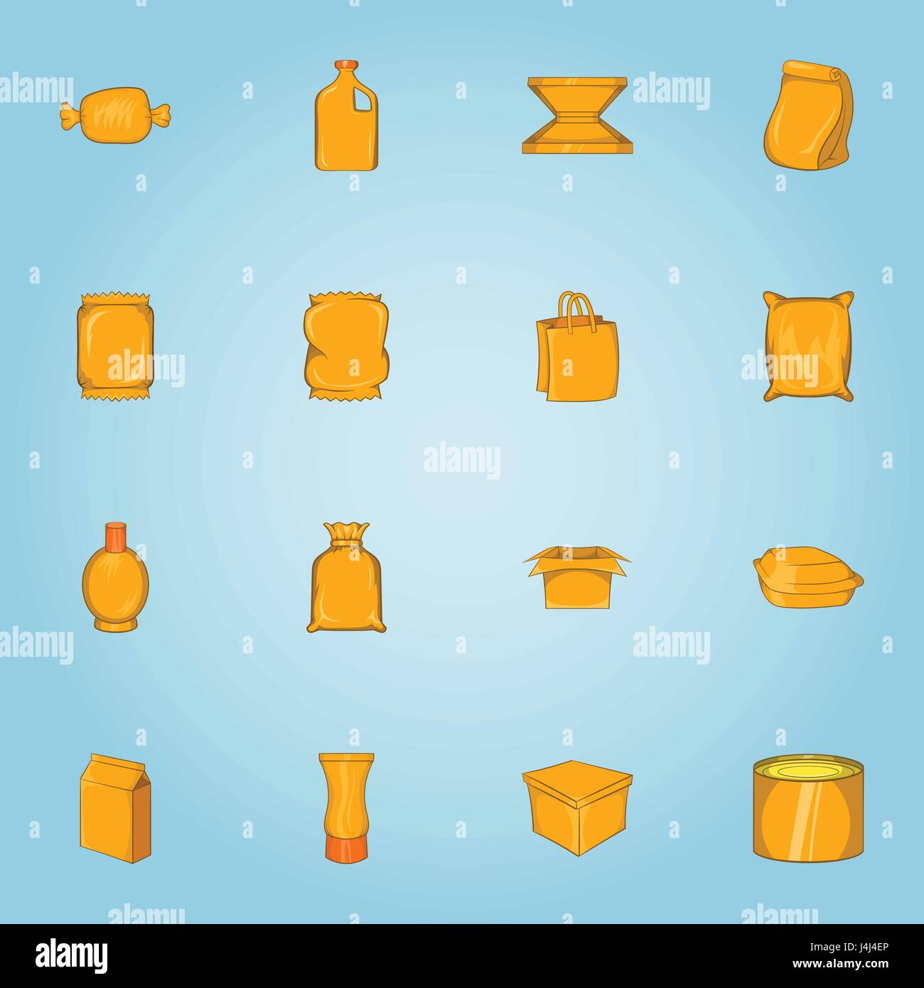 Packaging icons set, cartoon style Stock Vector Image & Art - Alamy