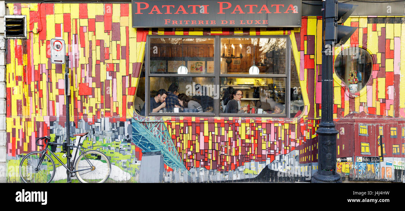 Montreal Canada Restaurant High Resolution Stock Photography And Images Alamy