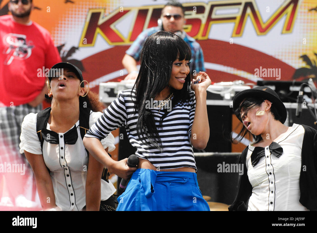 Auburn performs at KIIS FM's Wango Tango 2010 at the Staples Center on May 15, 2010 in Los Angeles, California. Stock Photo
