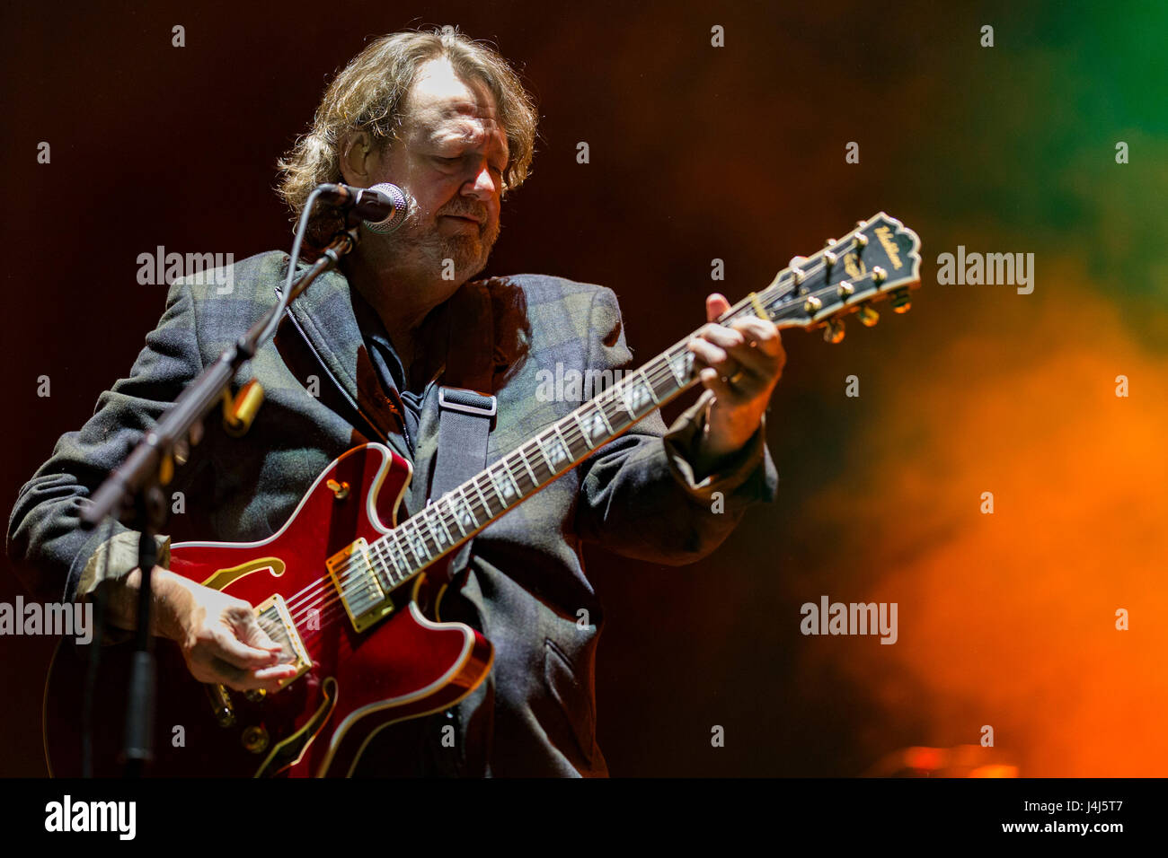 John Bell, vocalist of Widespread Panic performs at the 2017 Beale Street Music Festival at Tom Lee Park in Memphis, Tenn. on May 5, 2017. Stock Photo