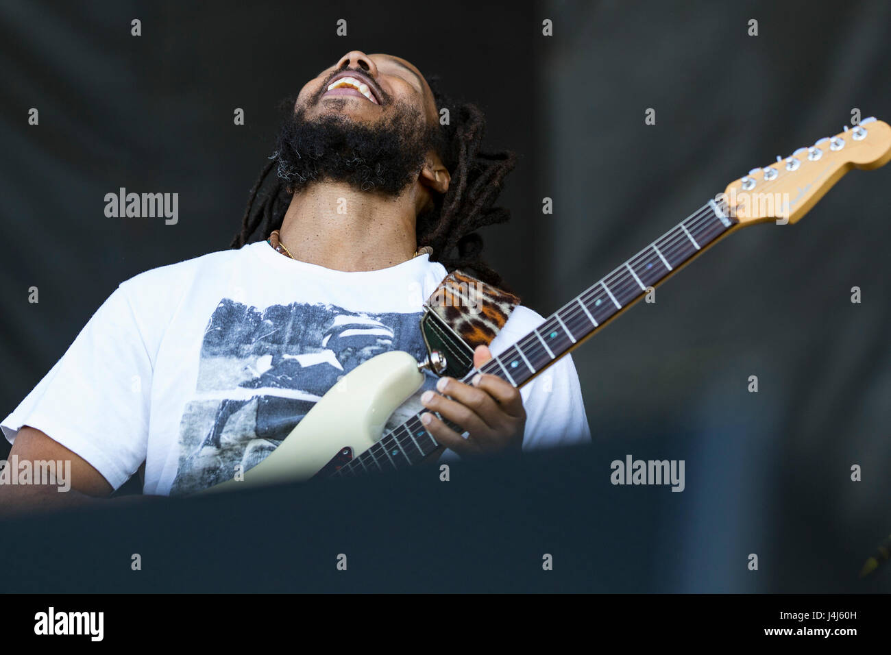 Ziggy Marley performs at 2017 Beale Street Music Festival at Tom Lee Park in Memphis, Tenn. on May 7, 2017. Stock Photo